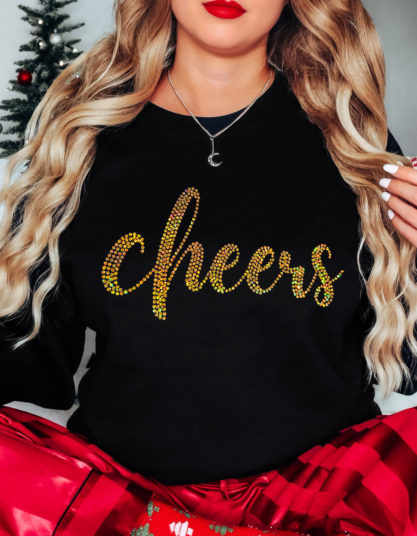 New Year’s Eve Cheers Sweatshirt- Gold or Silver look