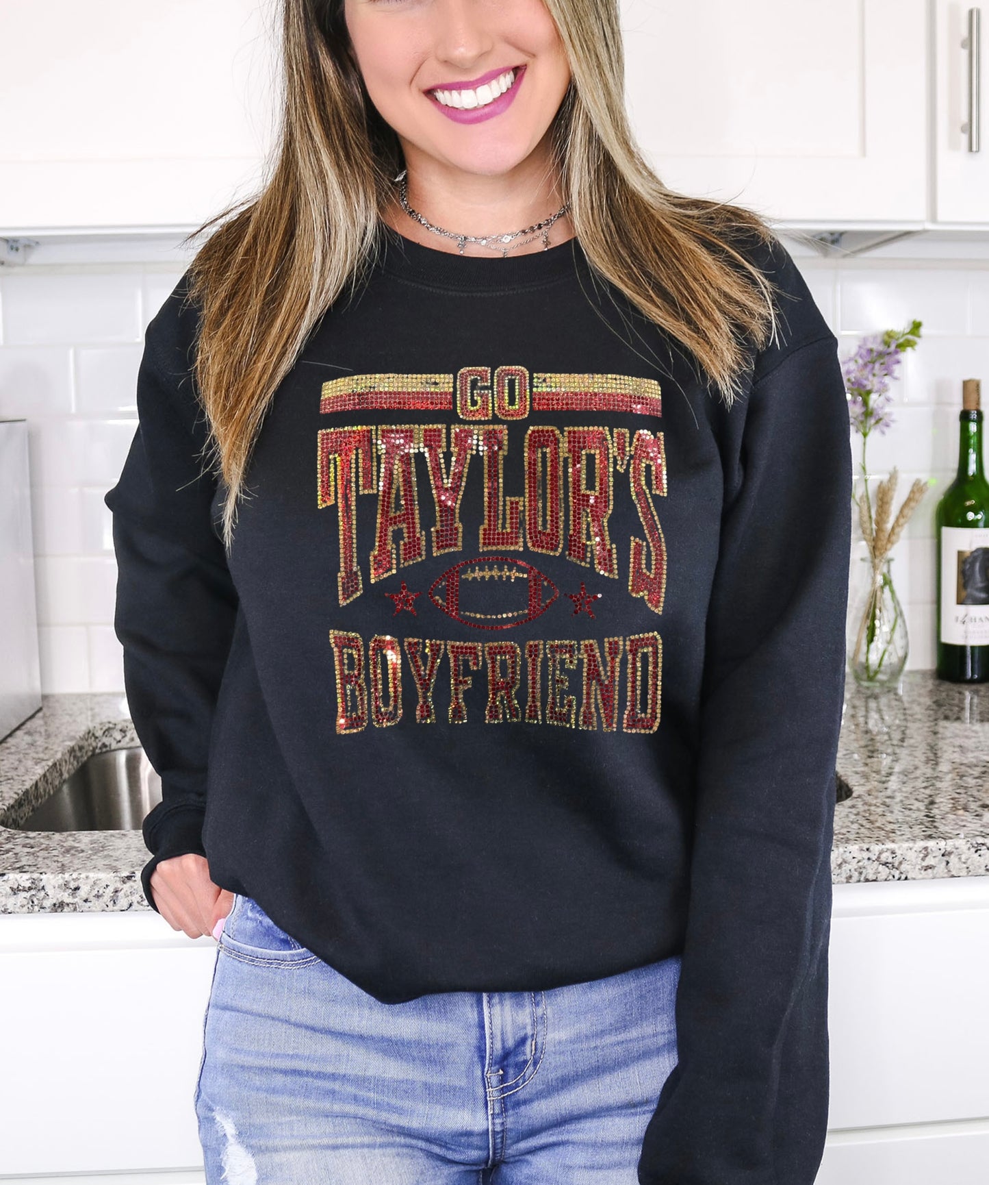 Go Taylors Boyfriend Football Tee/Sweatshirt Super Bowl 2024